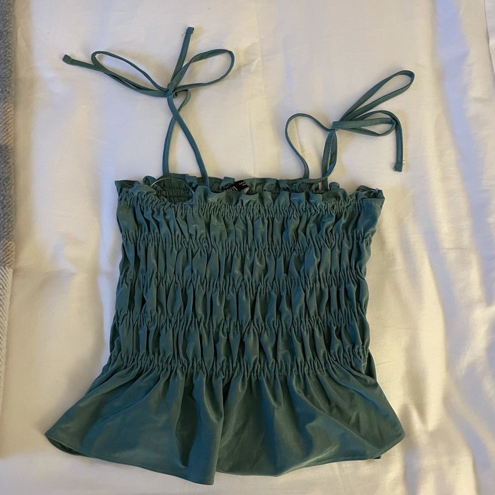 Zara emerald green blouse